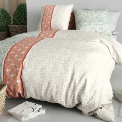 Parure Housse de Couette 3pcs 100% Coton 57fils prana