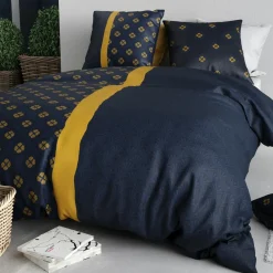 Parure Housse de Couette 3pcs 100%coton 57fils nil