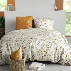 Parure Housse de Couette 3pcs 100% Coton 57fils demil