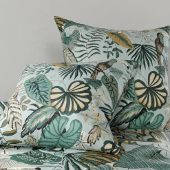 Parure housse de couette Cancun bleue