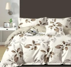 Parure housse de couette en Coton blanche