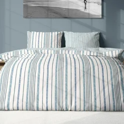 Parure housse de couette Calanque blanche