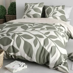 Parure housse de couette Nais grise - 240x220 cm