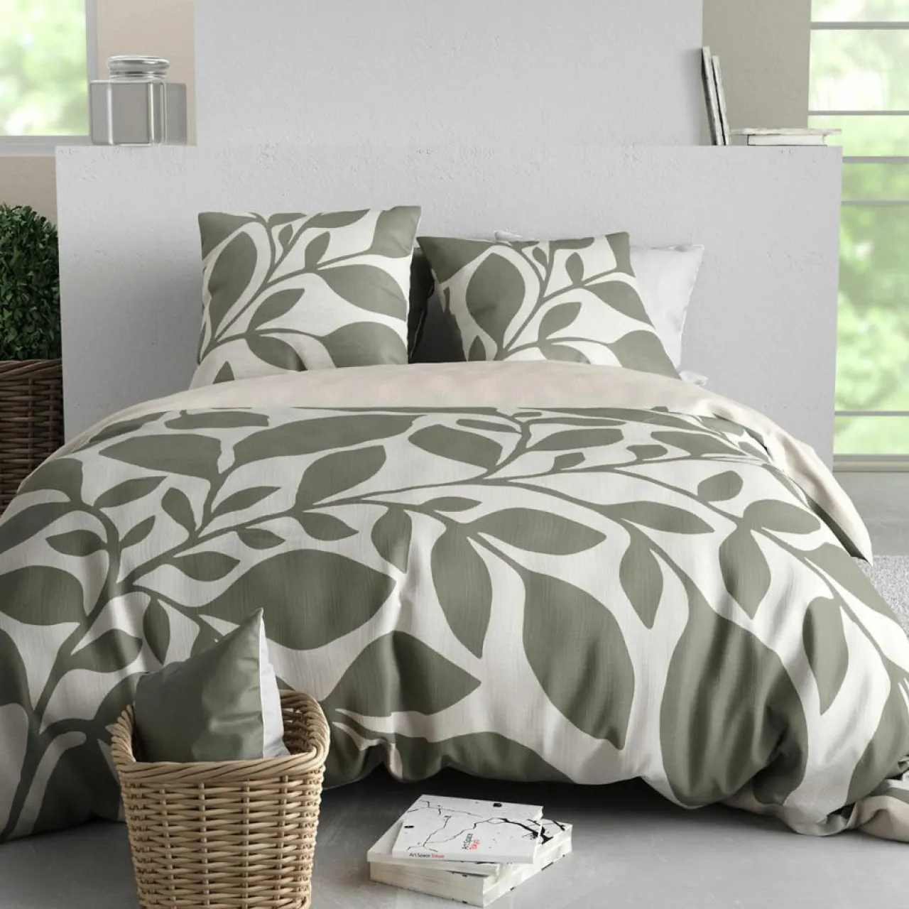 Parure Housse de Couette grise