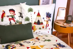 Parure housse de couette en Coton multicolore