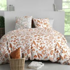 Parure Housse de Couette 3pcs 100% Coton 57fils kaylie