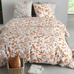 Parure Housse de Couette 3pcs 100% Coton 57fils kaylie