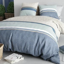 Parure Housse de Couette Canopee multicolore