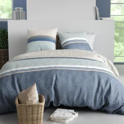 Parure Housse de Couette Canopee multicolore