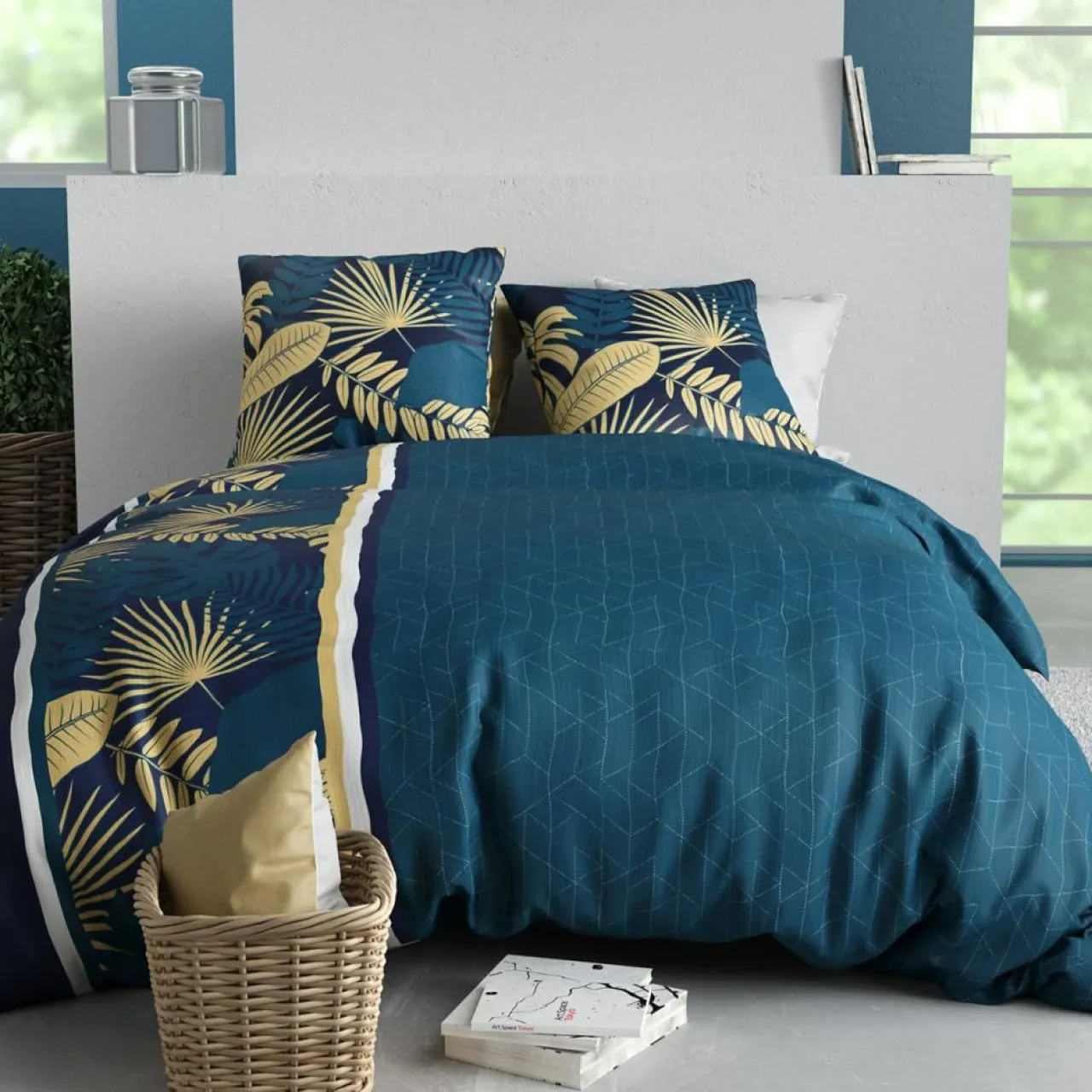 Parure Housse de Couette Tropeal multicolore