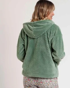 Peignoir Art is Life Mod B vert feuille