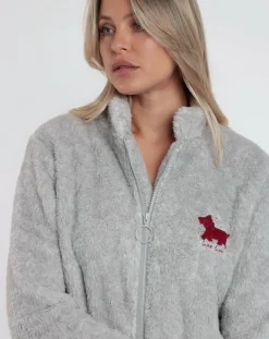 Peignoir Lou Lou gris chiné