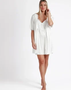 Peignoir Romantic Wedding blanc