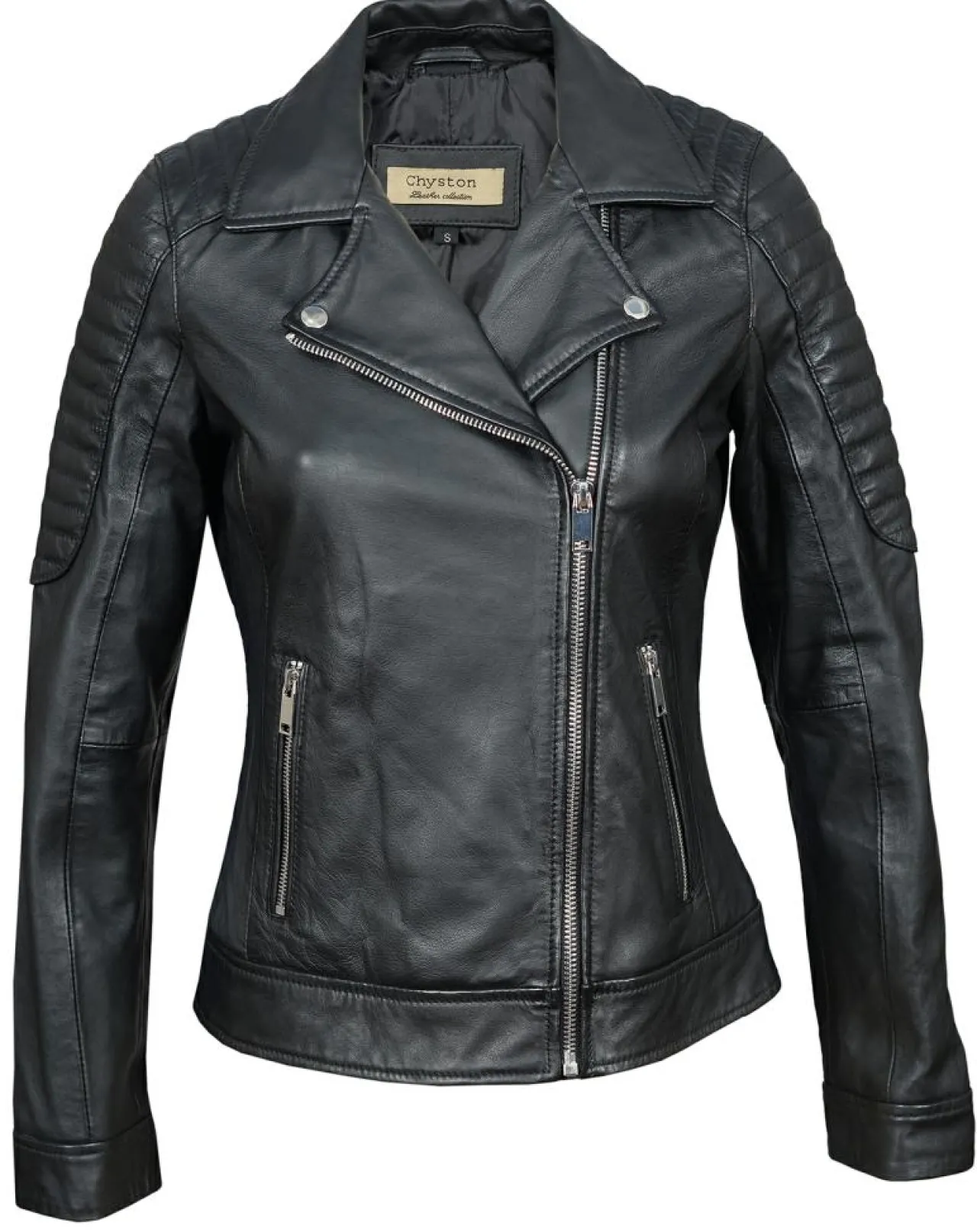 Perfecto en Cuir Brithney noir