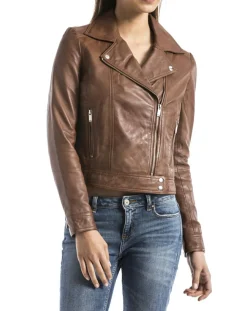 Perfecto en Cuir Loire cognac