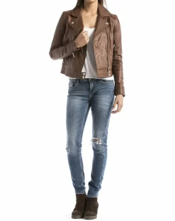 Perfecto en Cuir Loire cognac