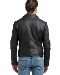 Perfecto en Cuir Ross noir