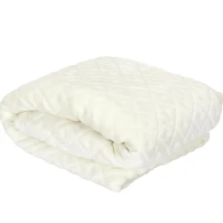 Plaid embossé beige - 140x200 cm