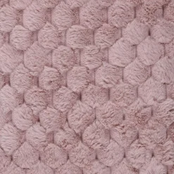 Plaid en fausse fourrure Opulence rose - 120x150 cm
