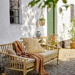 Plaid Ginna marron - L.160xW.130 cm