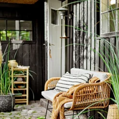 Plaid Ginna marron - L.160xW.130 cm