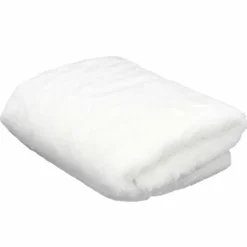 Plaid imiation fourrure Ooulence blanc - 120x150 cm