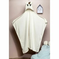 Plaid Licorne ivoire - 120x90 cm