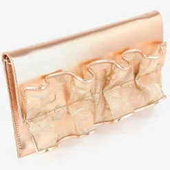 Pochette en Cuir Fymariage rose clair - 30x17 cm