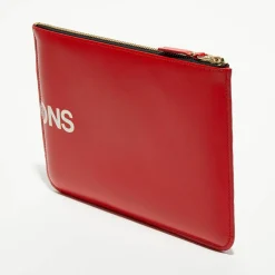 Pochette Wallet en Cuir Bags In Red rouge - 22x16x0.5 cm