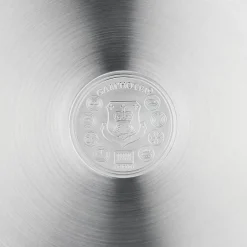 Poêle induction argentée - D.28 cm