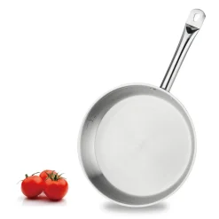 Poêle induction argentée - D.28 cm