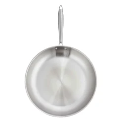 Poêle triplex induction argentée - D.24 cm