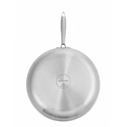 Poêle triplex induction argentée - D.24 cm