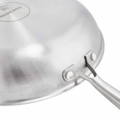 Poêle triplex induction argentée - D.24 cm