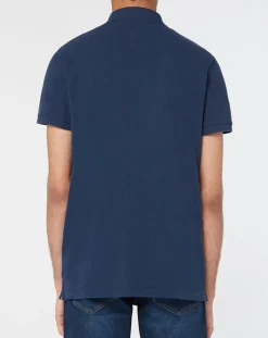 Polo Classic Fit Piqué bleu marine