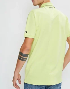 Polo col zippé Aston Martin Racing jaune