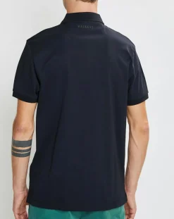 Polo en jersey Regular Fit rayé Aston Martin Racing noir