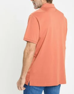Polo en Jersey Regular Fit uni Smart orange moyen