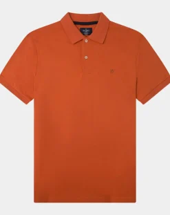 Polo en Jersey Regular Fit uni Smart orange moyen