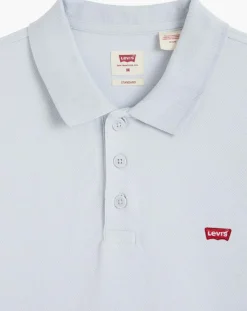 Polo Housemarked en Coton Regular Fit bleu ciel