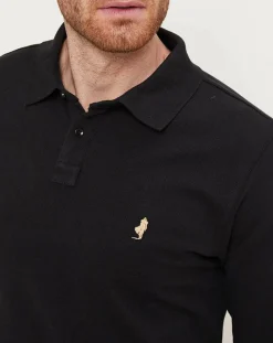 Polo manches longues Classic noir