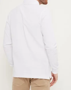 Polo manches longues Classic blanc