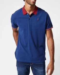 Polo Piqué Corintin bleu marine