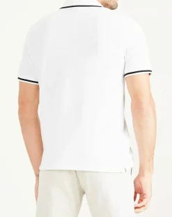 Polo Piqué Slim Fit blanc