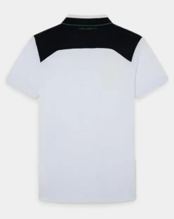 Polo Regular Fit Aston Martin Racing Colorblok blanc