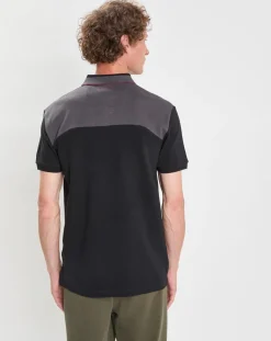 Polo Regular Fit Aston Martin Racing Colorblok noir/gris