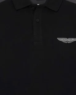 Polo Regular Fit Aston Martin Racing Colorblok noir/gris