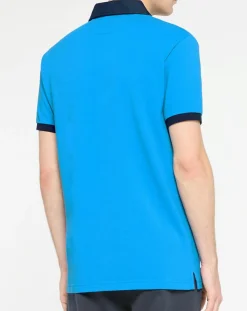 Polo Regular Fit bleu moyen