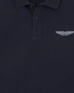 Polo Regular Fit manches longues Aston Martin Racing noir
