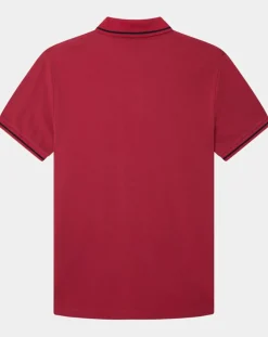 Polo Regular Fit piqué Blason rouge